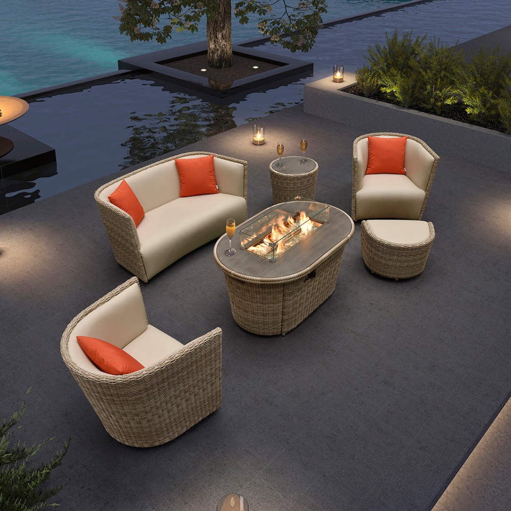 Oxford Fire Pit + Furniture (Pre Order Late Oct)