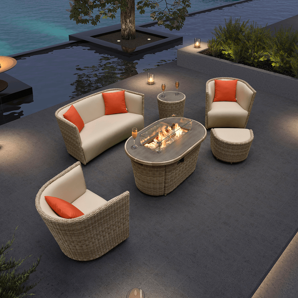 Orchard Collection Fire Pit + Furniture