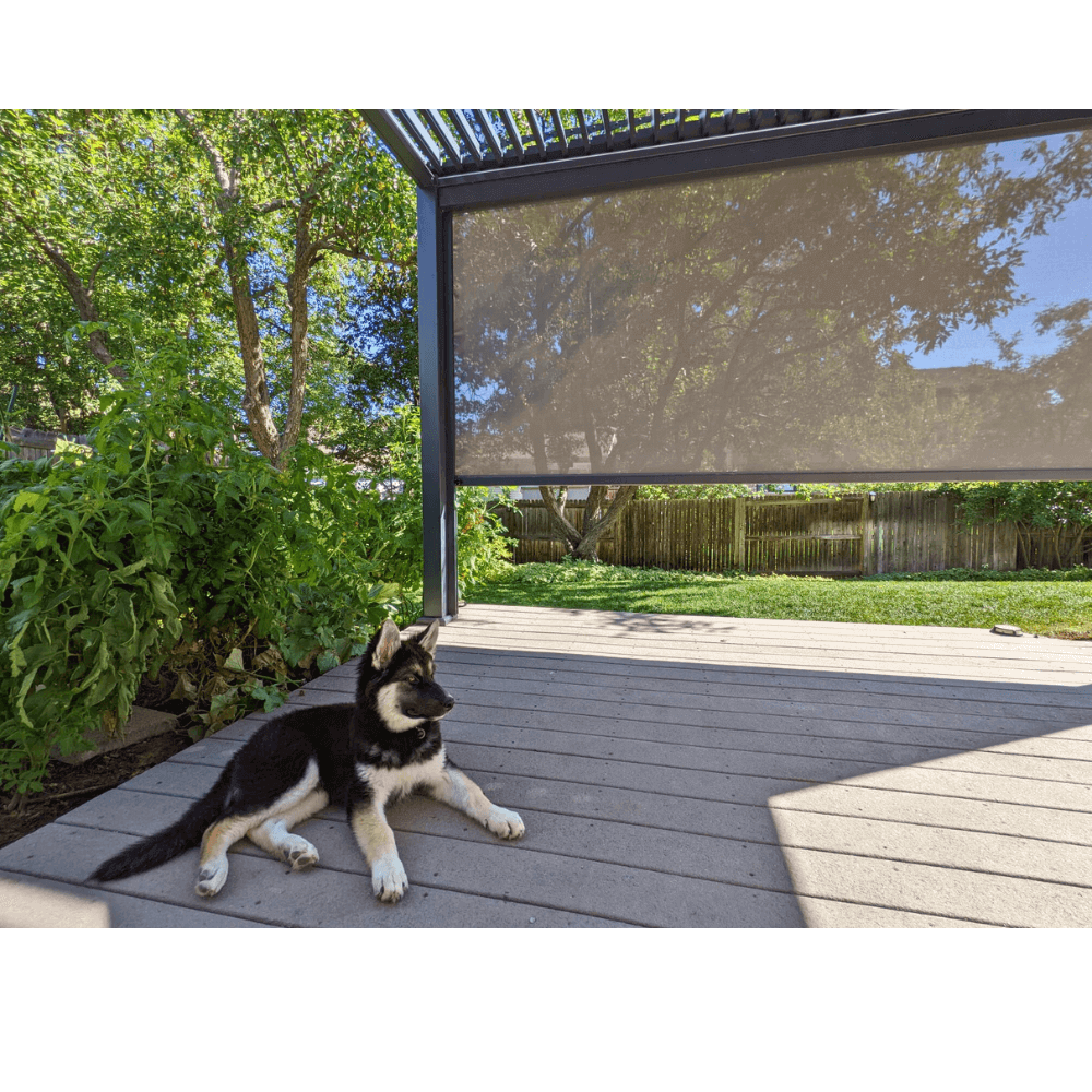 Wind/Sun Resistant Screen - Villa Pergola