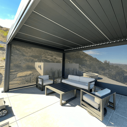 Wind/Sun Resistant Sunscreen - Weatherproof Pergola