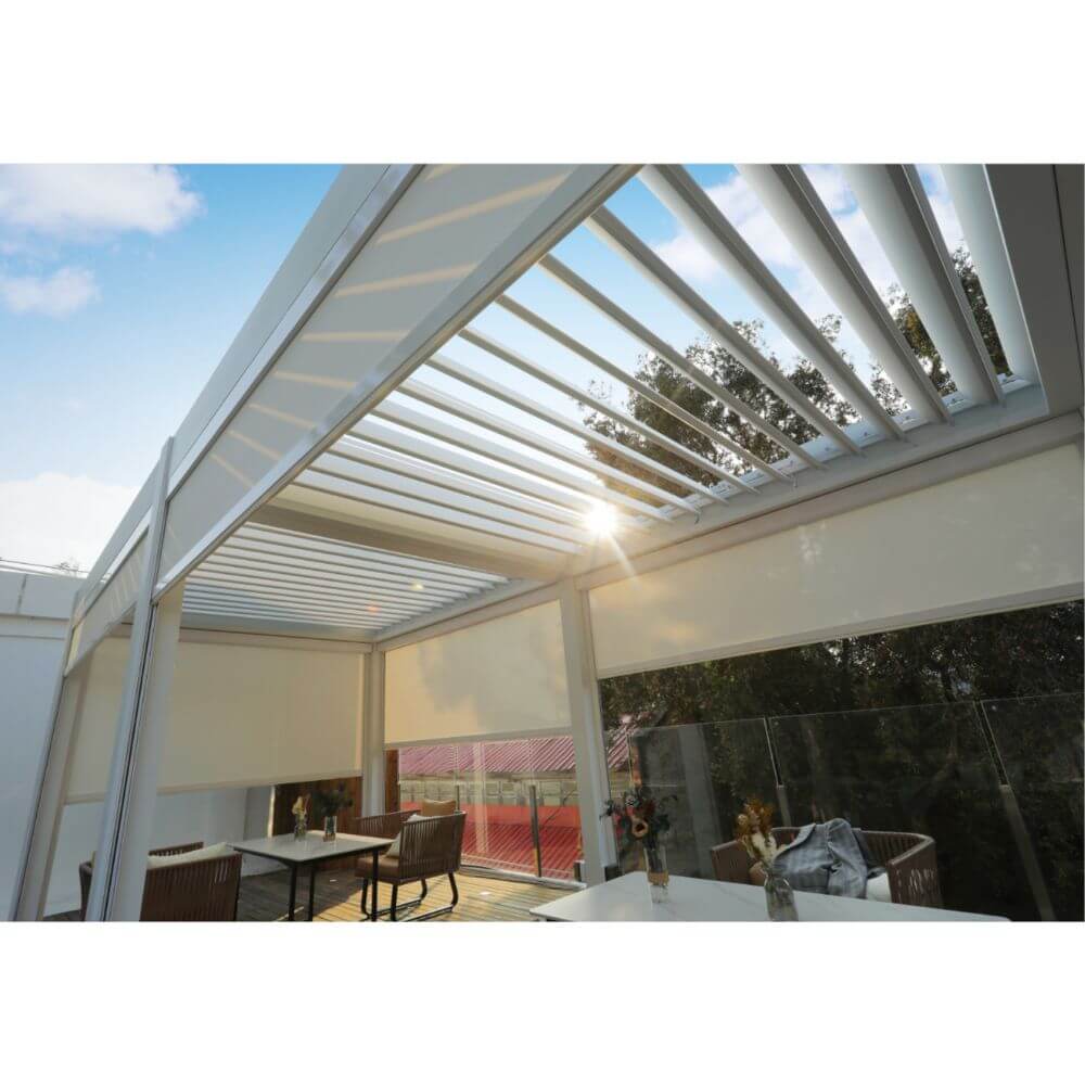 Wind Resistant Screen - Weatherproof Pergola