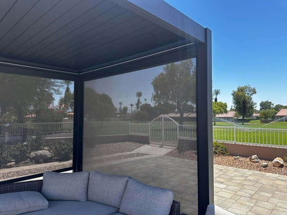 Wind/Sun Resistant Screen - Villa Pergola