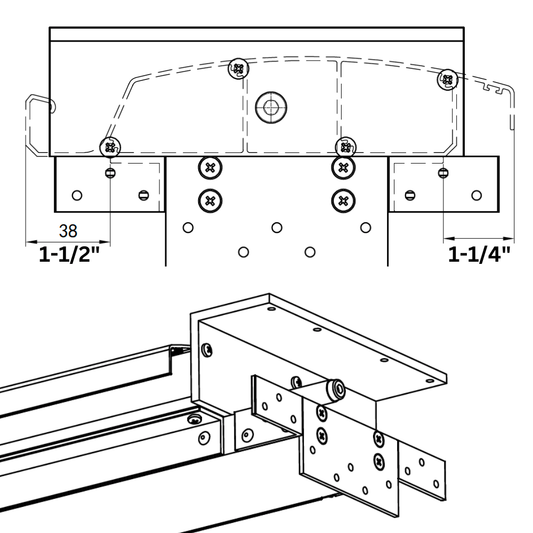 Fan Beam - Weatherproof Pergola