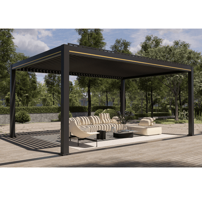 Villa Pergola 2.0 - Motorized Louver W/ Lighting