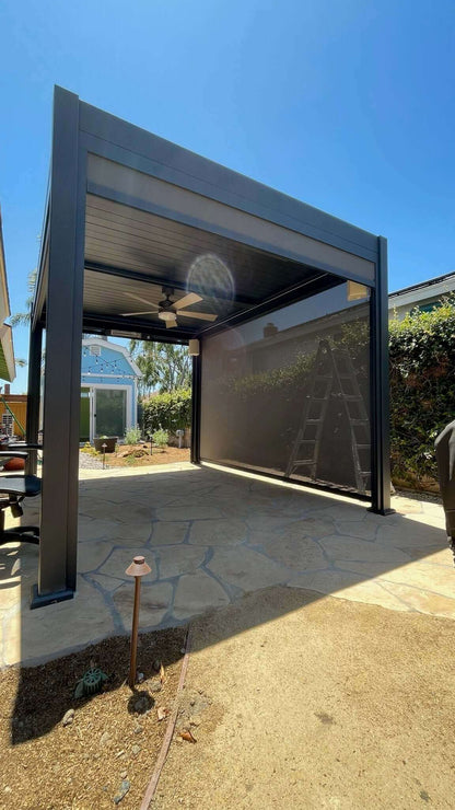 Wind/Sun Resistant Screen - Villa Pergola