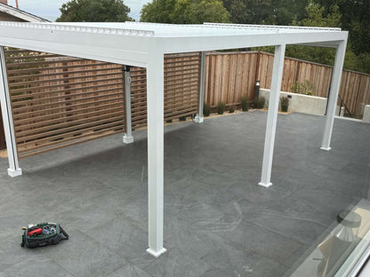 Premium Slat Aluminum Fencing - Villa Pergola