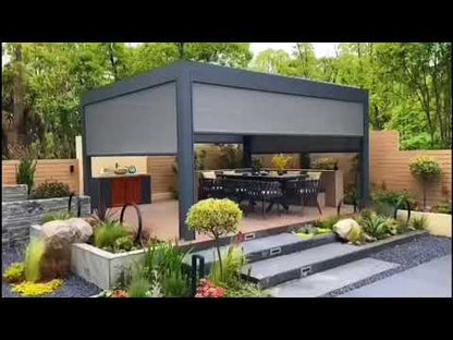 Wind Resistant Screen - Weatherproof Pergola