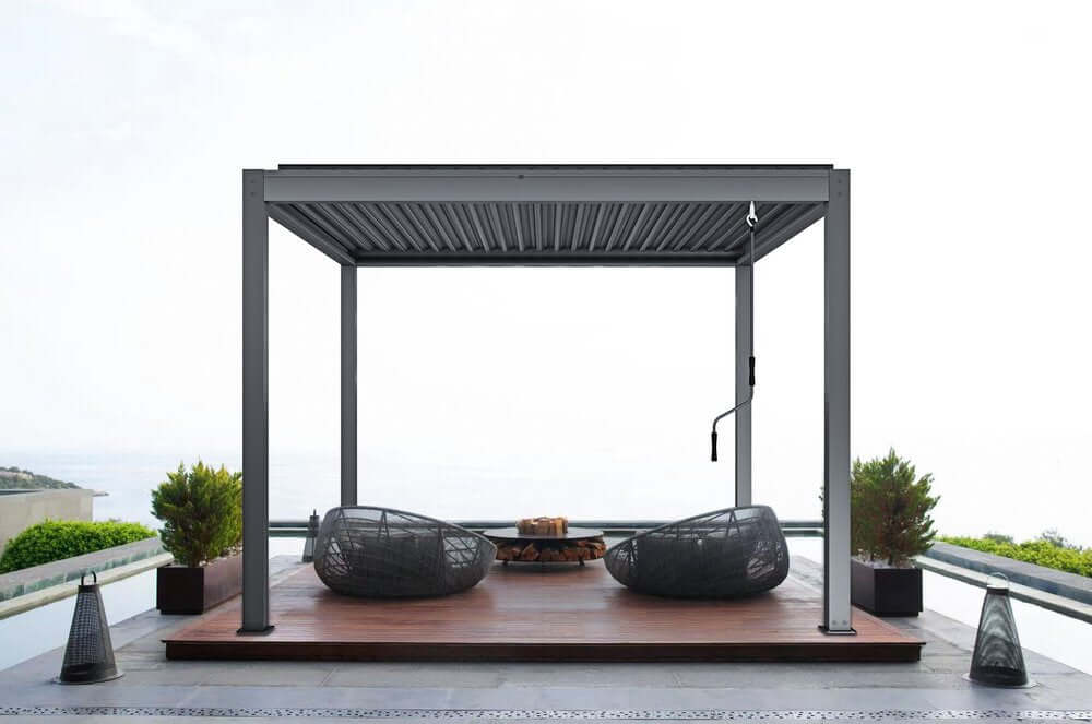 Starry Pergola - Manual Louvers